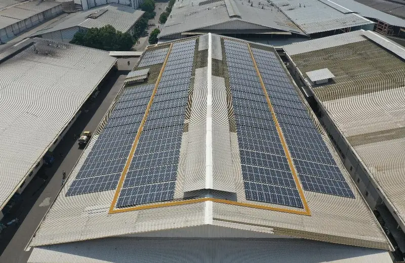 Rooftop solar at Xurya · Textile Manufacturer