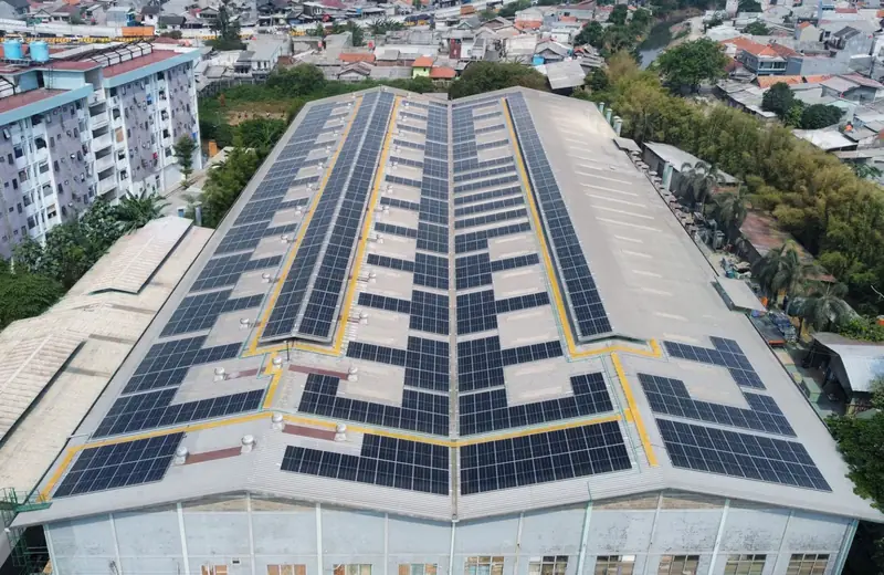 Rooftop solar at Suryanesia · Furniture Manufacturer