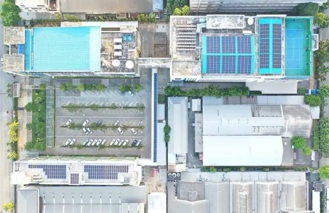 Rooftop solar at PAMA Persada Head Office