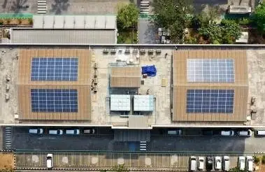 Rooftop solar at GS Battery Head Office, Karawang