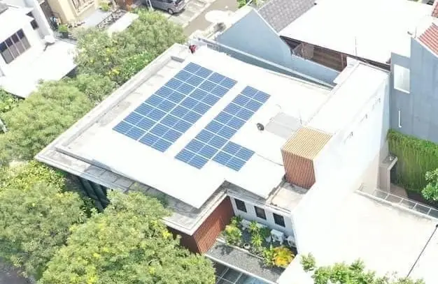 Rooftop solar at Residence, Pelangi Jingga Sunter