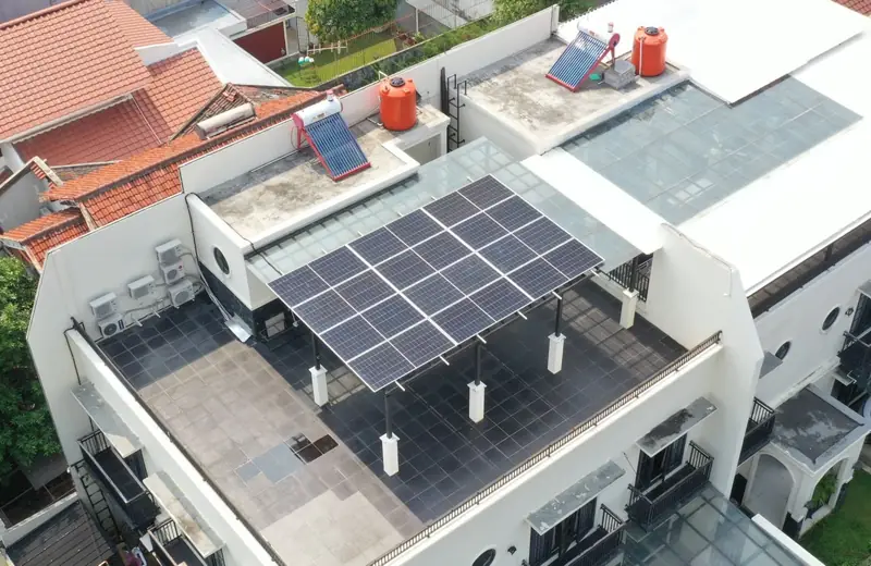 Rooftop solar at Residence, Mandar Bintaro