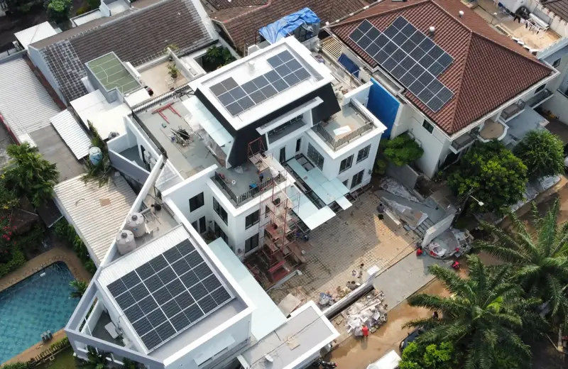 Rooftop solar at Residence, Menteng Dalam